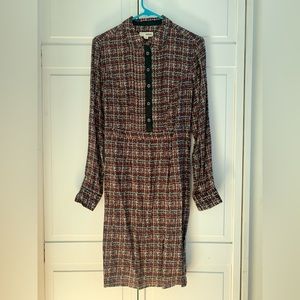 Brooklyn Industries patterned shirt dress. Size S.